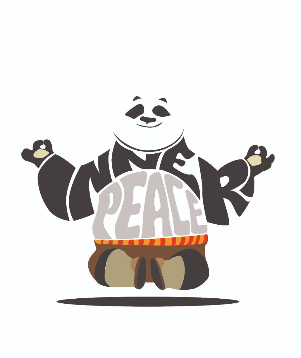 Kungfu Panda Typography – Inner Peace