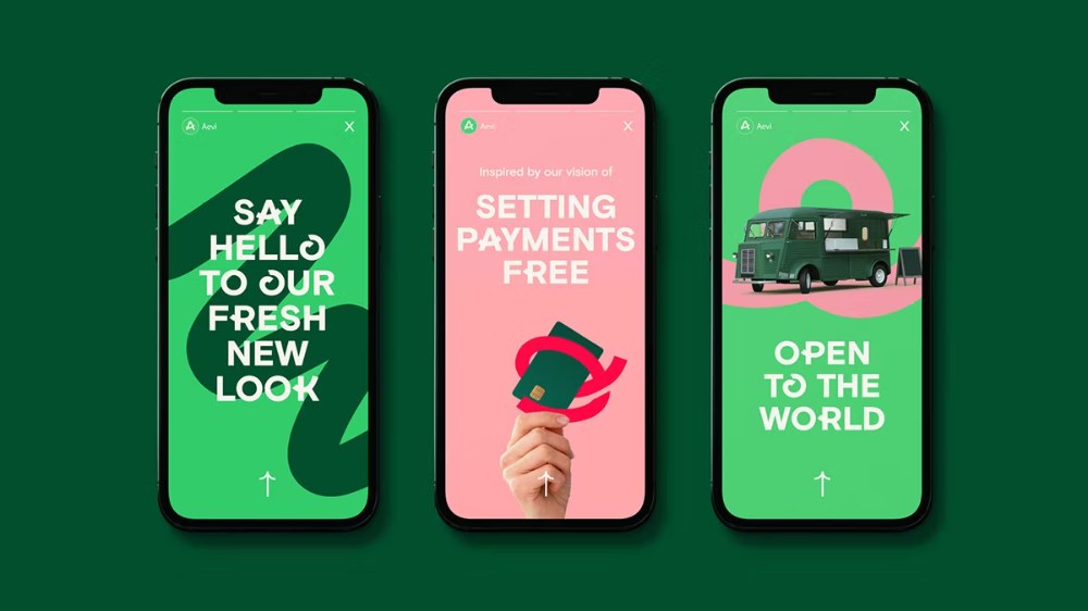 Anagram creates a “light, airy, and springy” new brand for Aevi