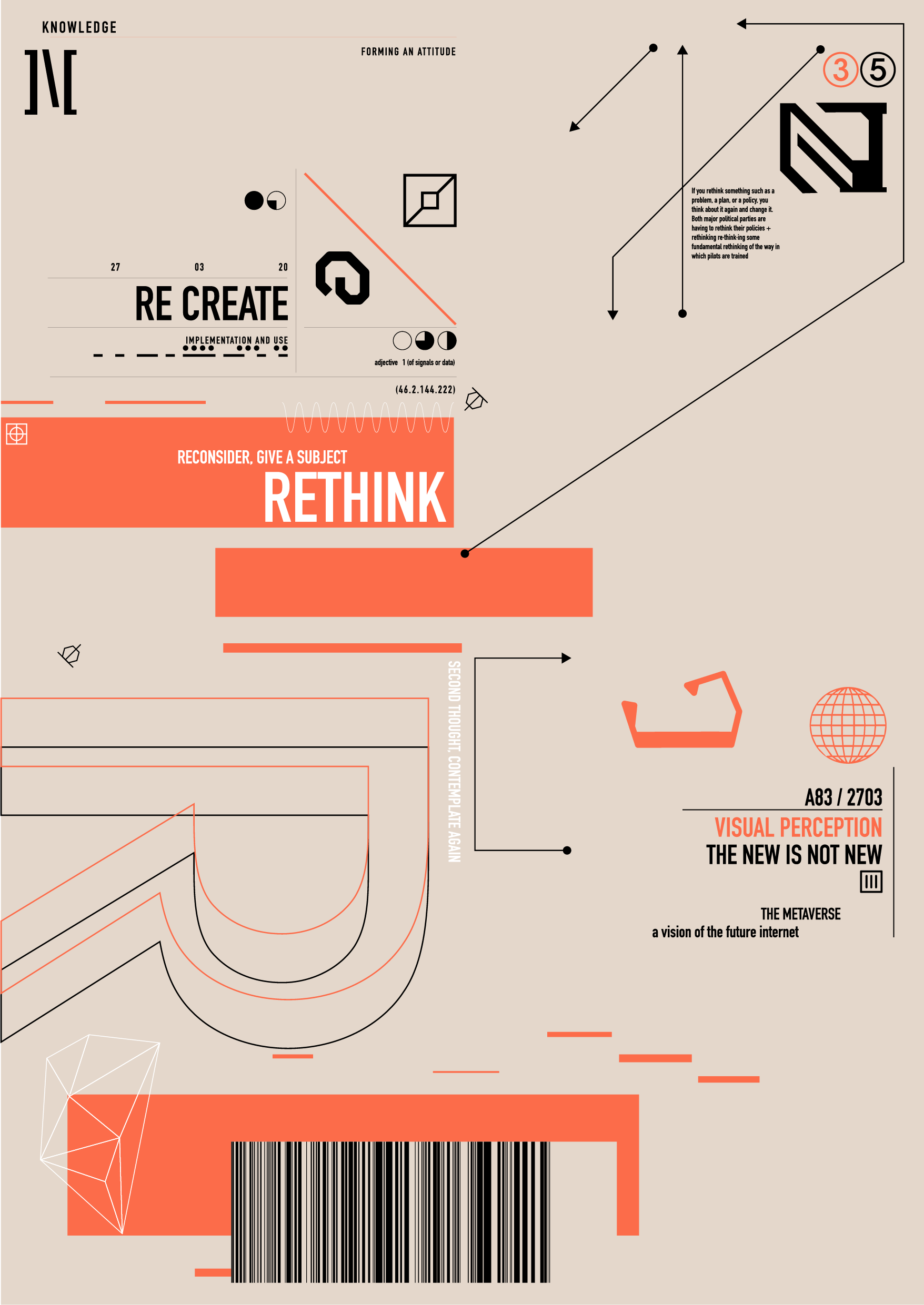 Free 3 AI Posters — Future, Rethink, Reality (A3, AI Format)