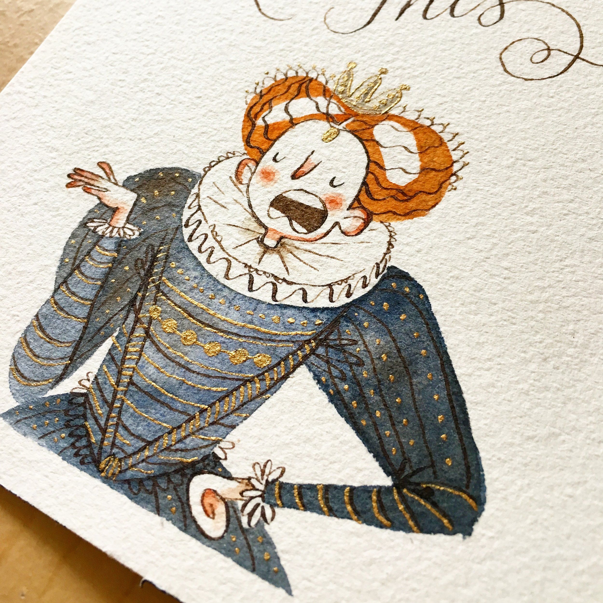 Queen Liz — Erin Barker Illustration