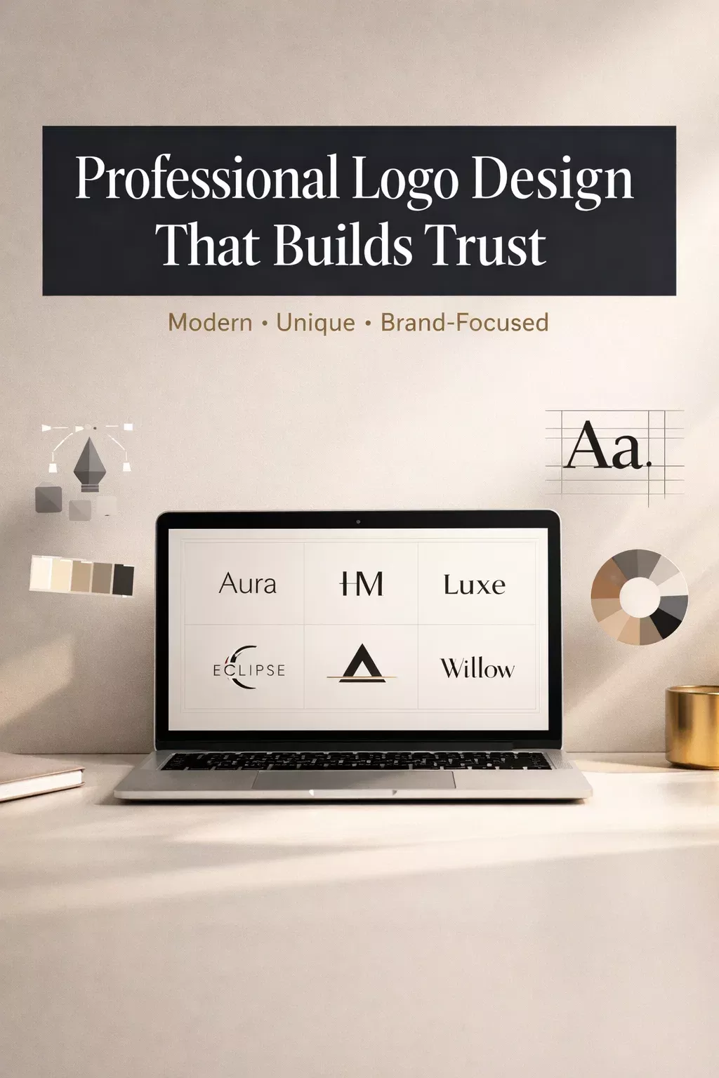 Custom Logo Design That Builds Trust & Brand Identity