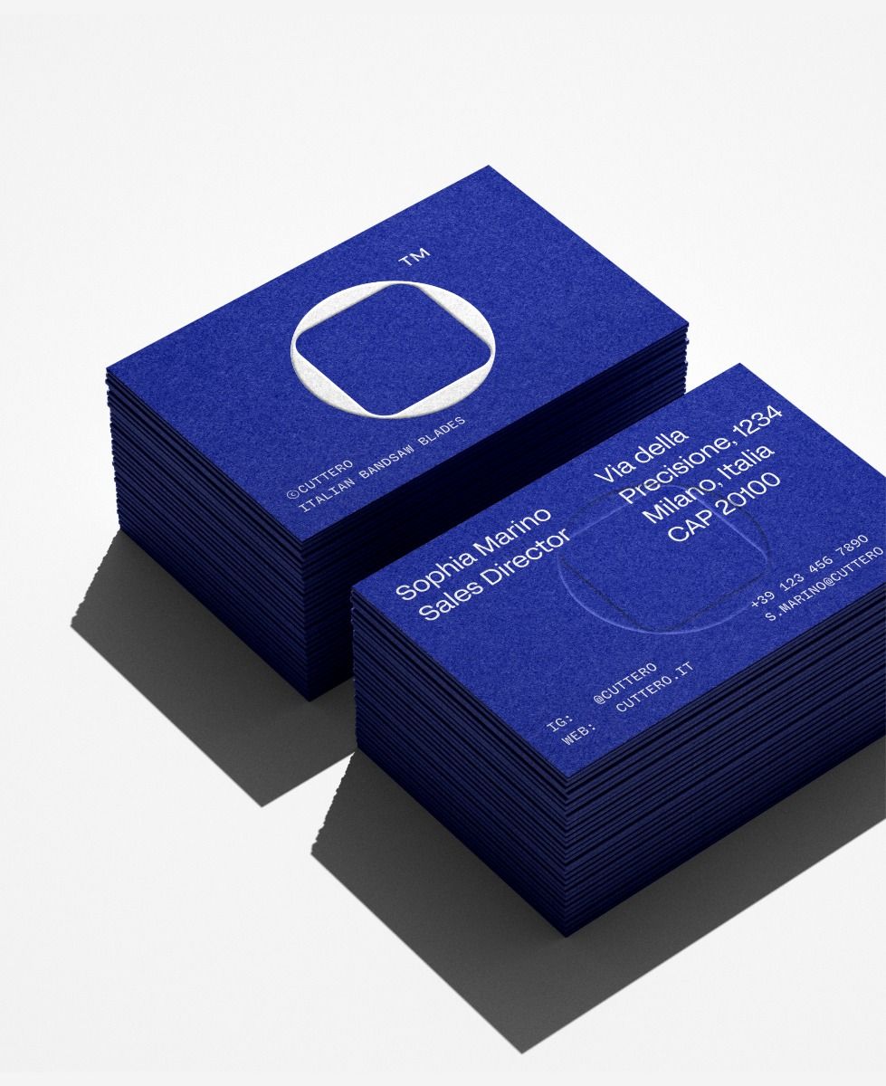 Business Cards / Cuttero Brand Identity Design