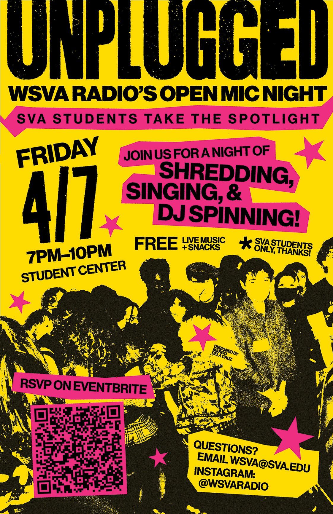 WSVA UNPLUGGED POSTER (SPRING 2024)