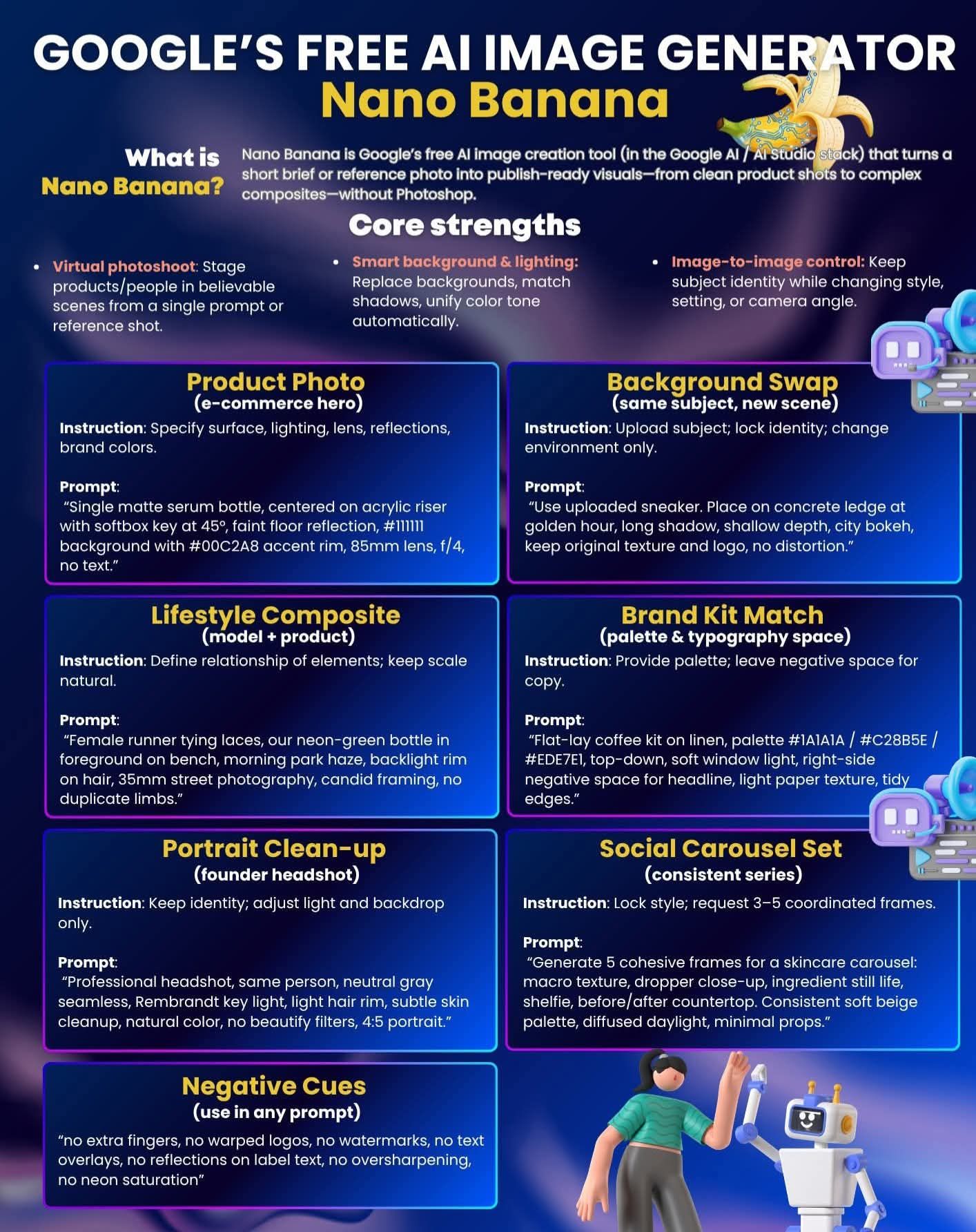 Unlock Google’s Free AI Image Generator: Nano Banana | AI-Powered Visual Creation