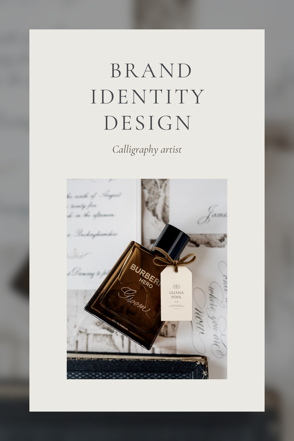 Brand Identity Design for a Calligraphy Artist