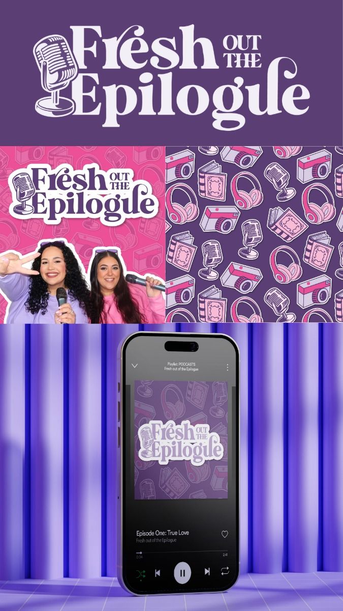 Fresh Out The Epilogue Branding | Brand Identity Design | Girly Logo | Podcast Design