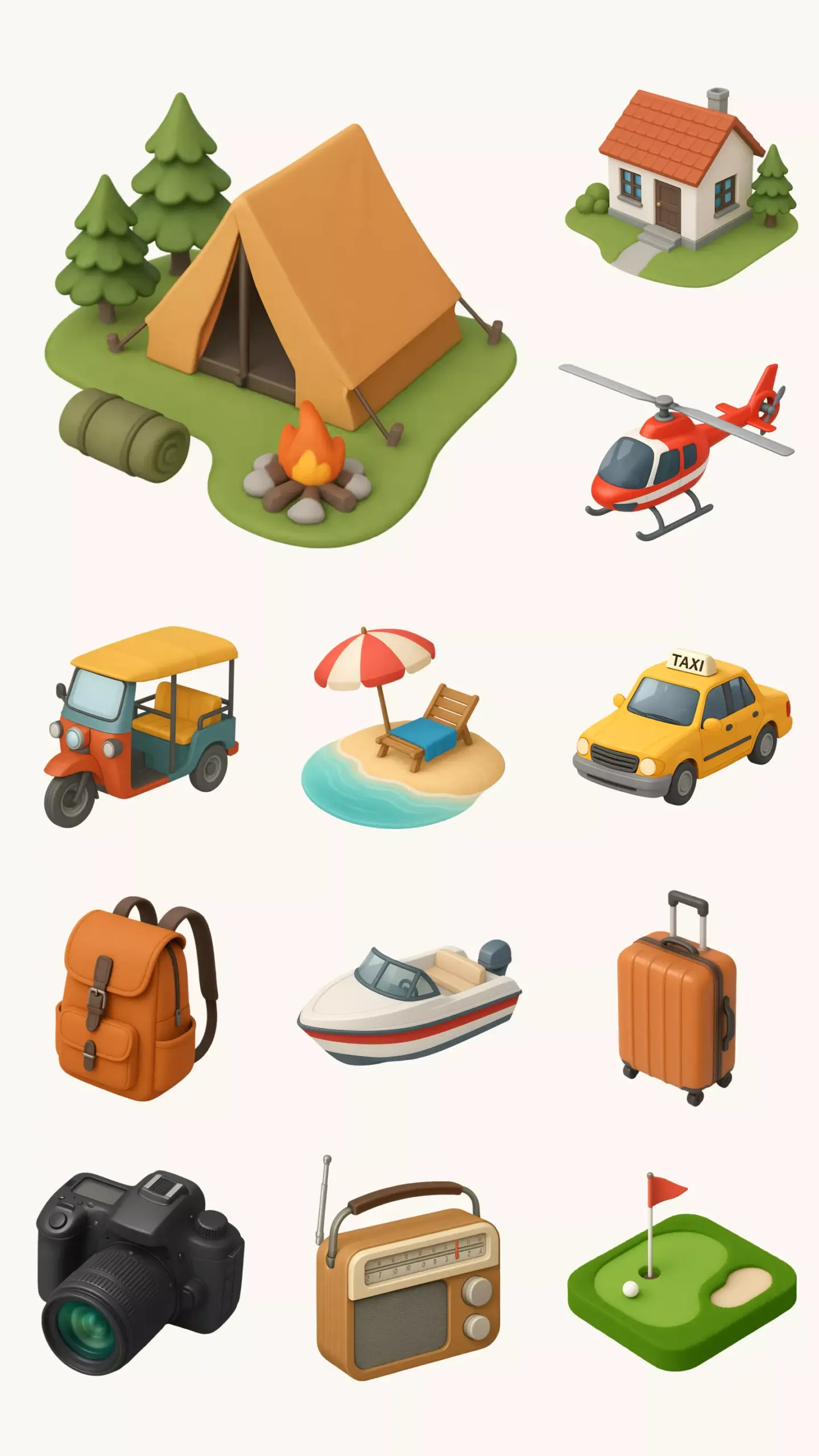 Realistic 3D Icons for Marketing & Social Media