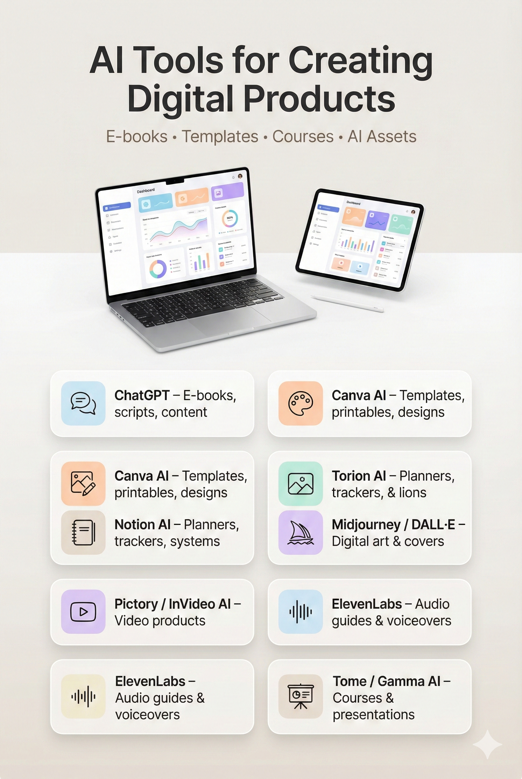 AI Tools to Create & Sell Digital Products Online