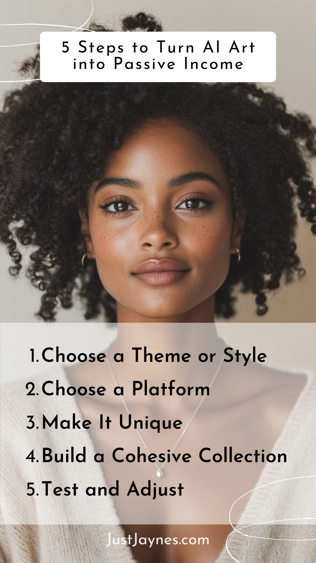 5 Steps to Turn AI Art into Passive Income, Create Beautiful Images for Your Social Media