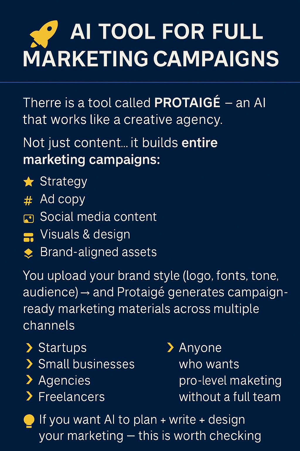 AI Tool for Full Marketing Campaigns