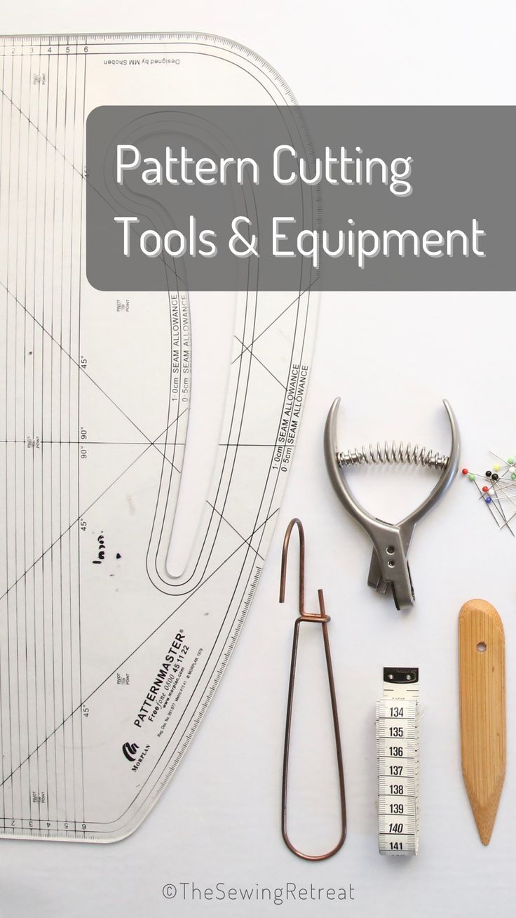 Pattern Cutting Guide | Tools And Equipment | Free eBook, Pattern Blocks & List Of Tools | Sewing