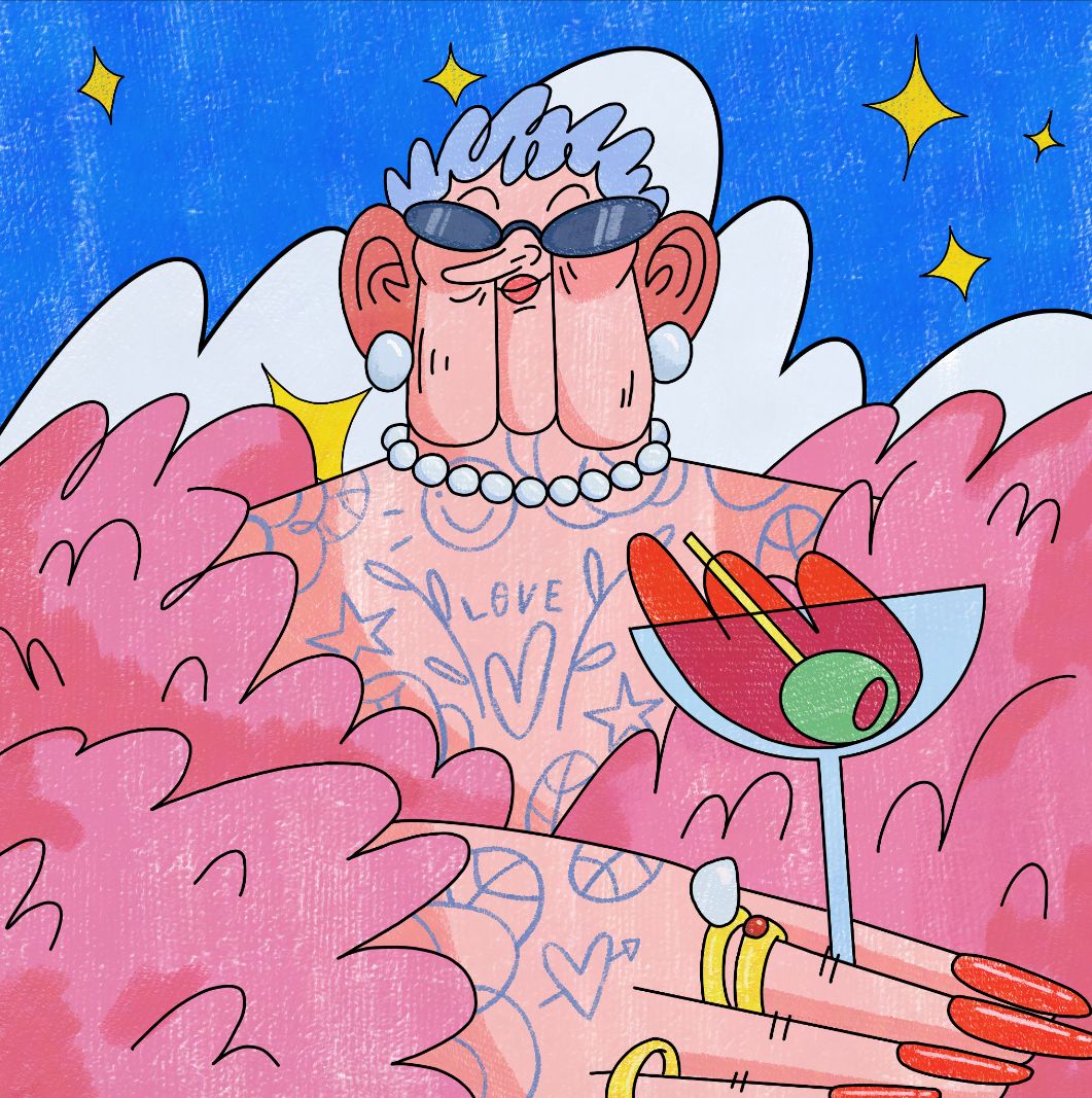 Fabric grandma💅💅💅