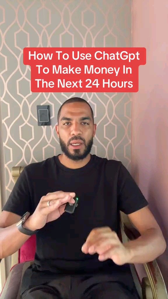 this how you can make money with chatgpt in 24 hours