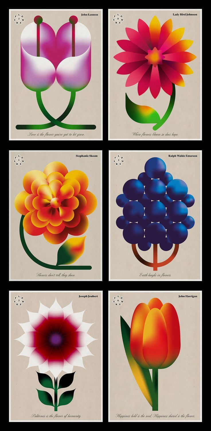 Flowers Print Series by Mario Carpe