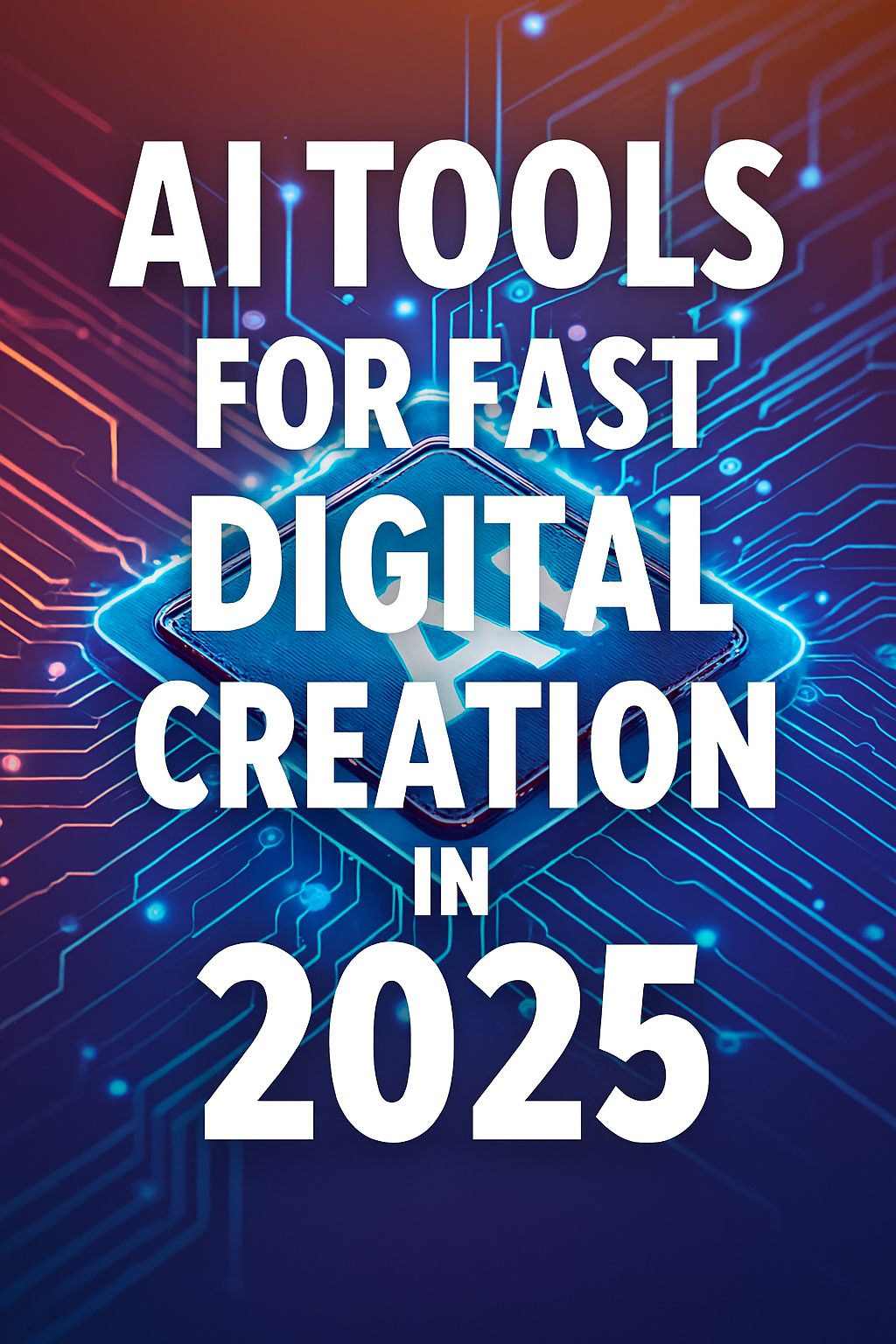 Top AI Tools for Fast Digital Creation in 2025 | Futuristic Tech Trends