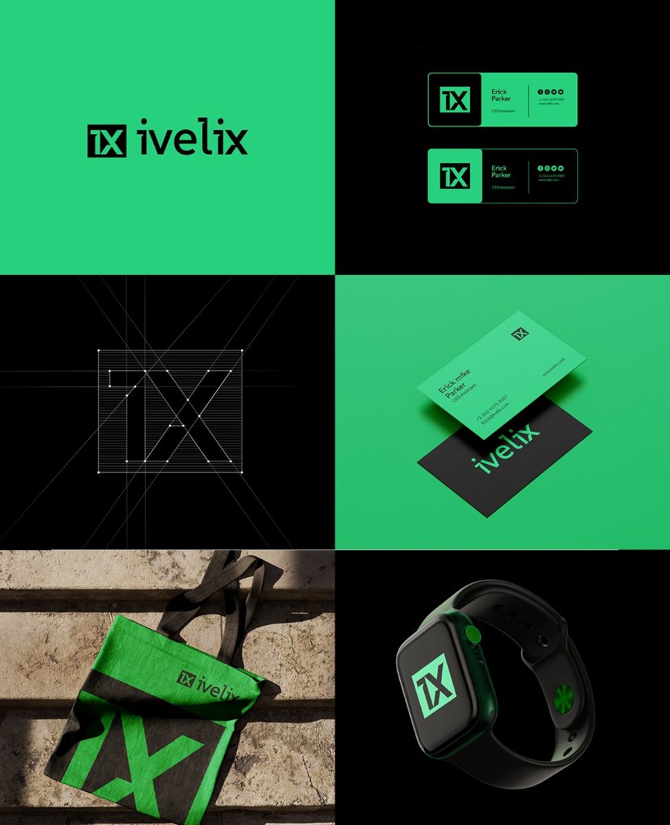 Ivelix branding and visual identity