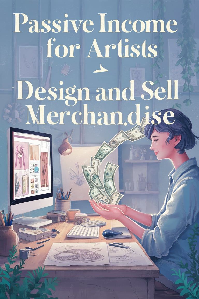 💰 Unlock Passive Income: Design & Sell Your Own Merchandise! 🎨
