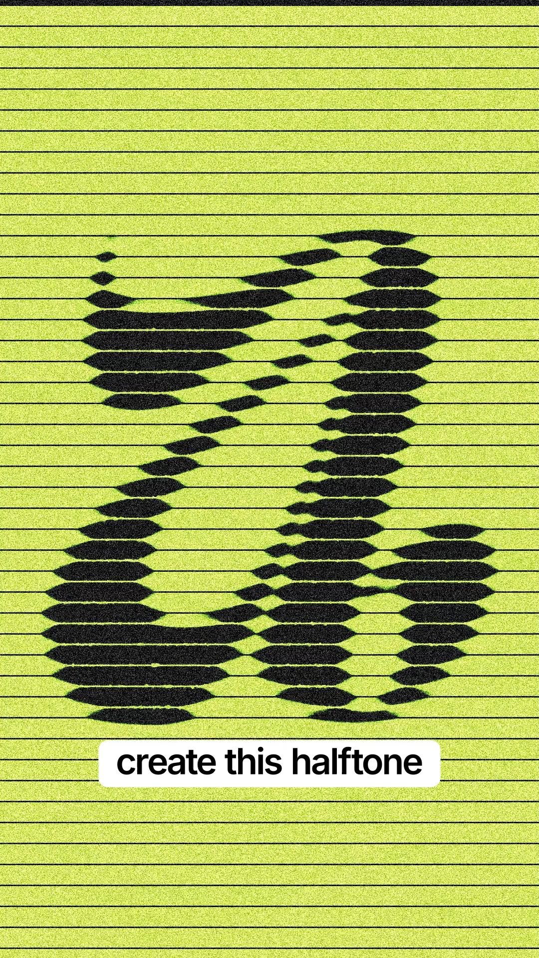 Create this Halftone Text effect in Photoshop!