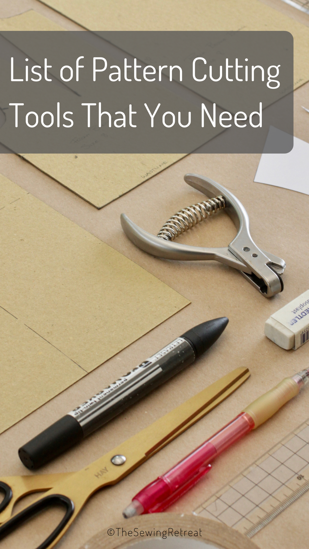 List Of Pattern Cutting Tools That You Need TO Get Started | Free eBook | Downloadable | Sewing
