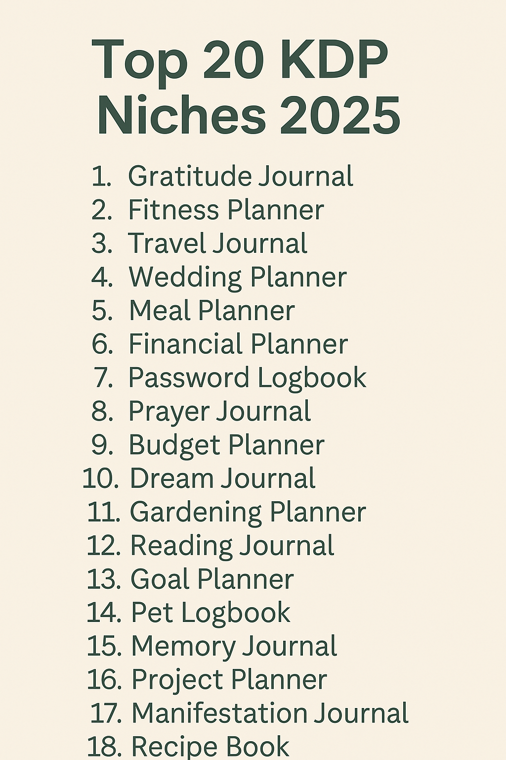 Best KDP Niches for 2025 – Your Success Starts Here!