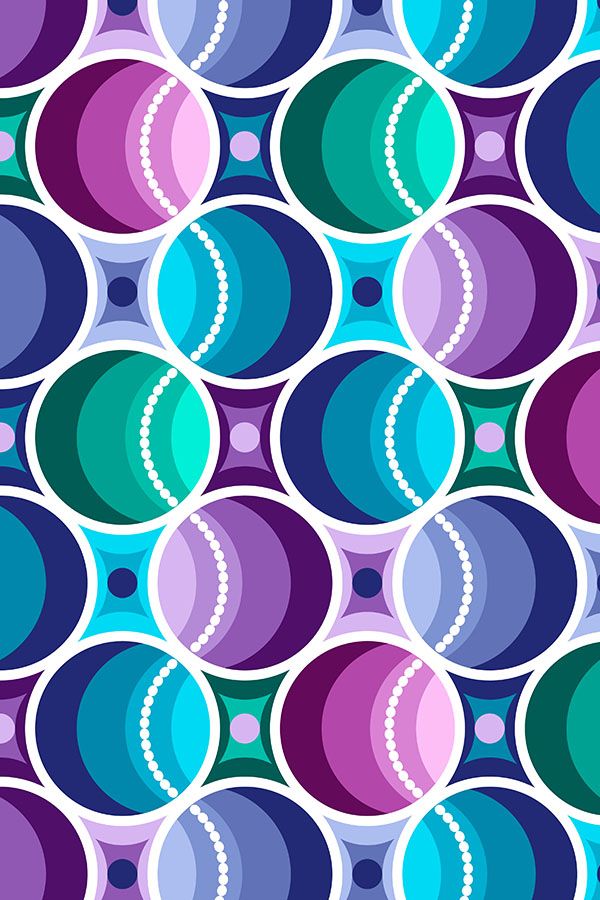 Bedazzled Orbs Fabric Design