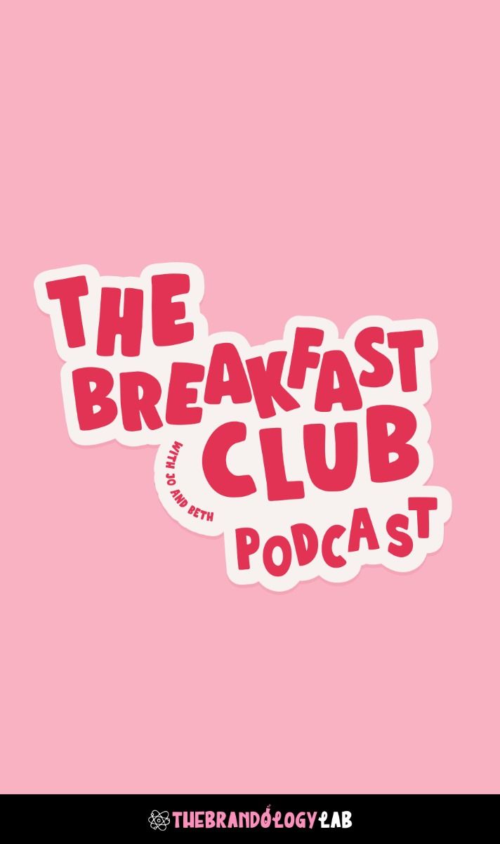 Pink and Red Brand Pattern For Podcast Branding