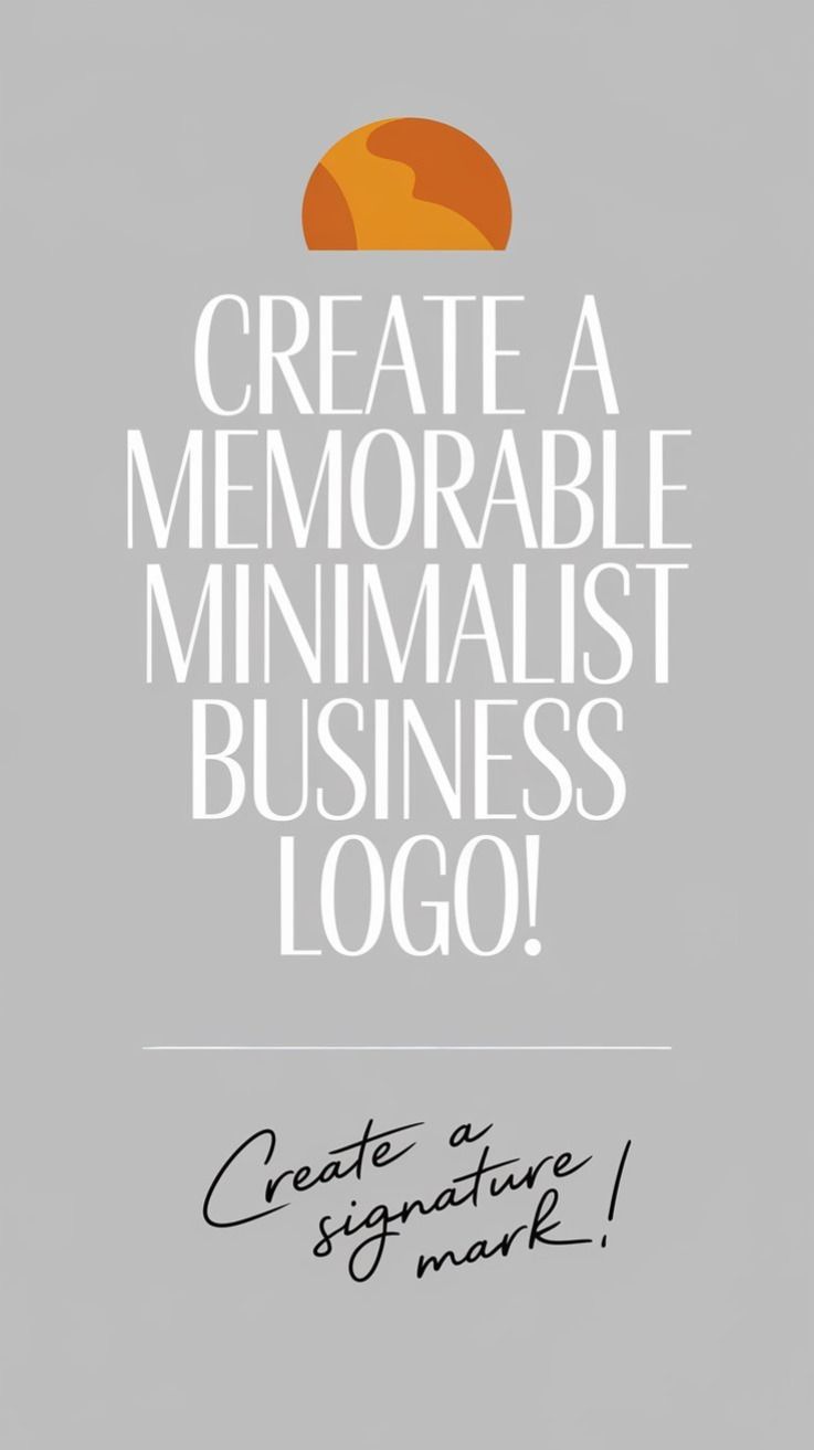 Professional Minimalist Logo Design for Your Business!