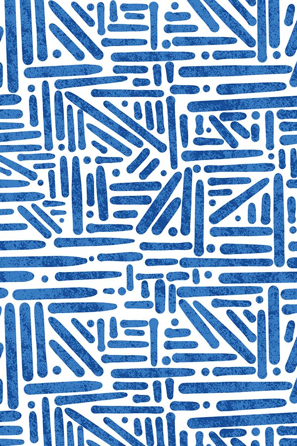 Blue Line Abstract pattern