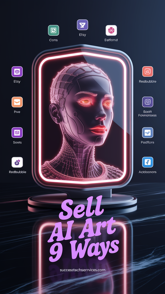 9 Smart Ways You Can Sell AI Generated Art