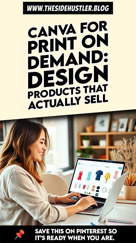 Canva for Print-on-Demand: Design Products That Actually Sell