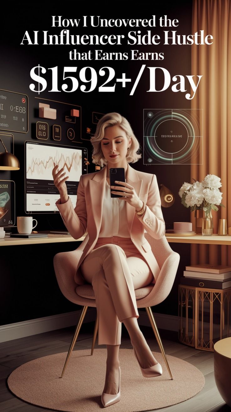 How I Uncovered the AI Influencer Side Hustle That Earns ,592+Day