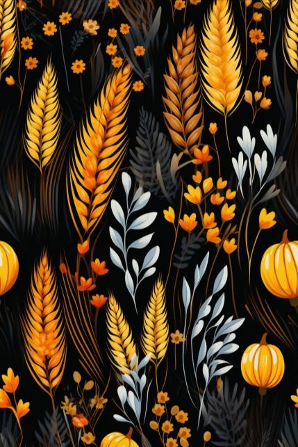 Festive Fall & Halloween Pattern