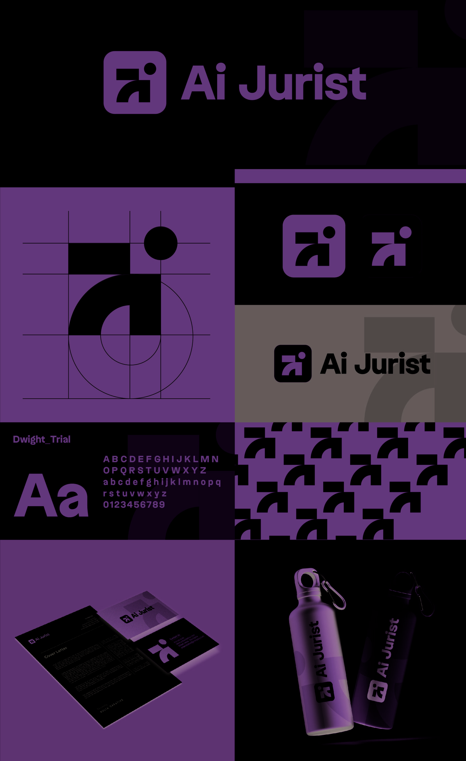 AI Jurist – Logo & Brand Identity Design for the Legal-Tech Industry