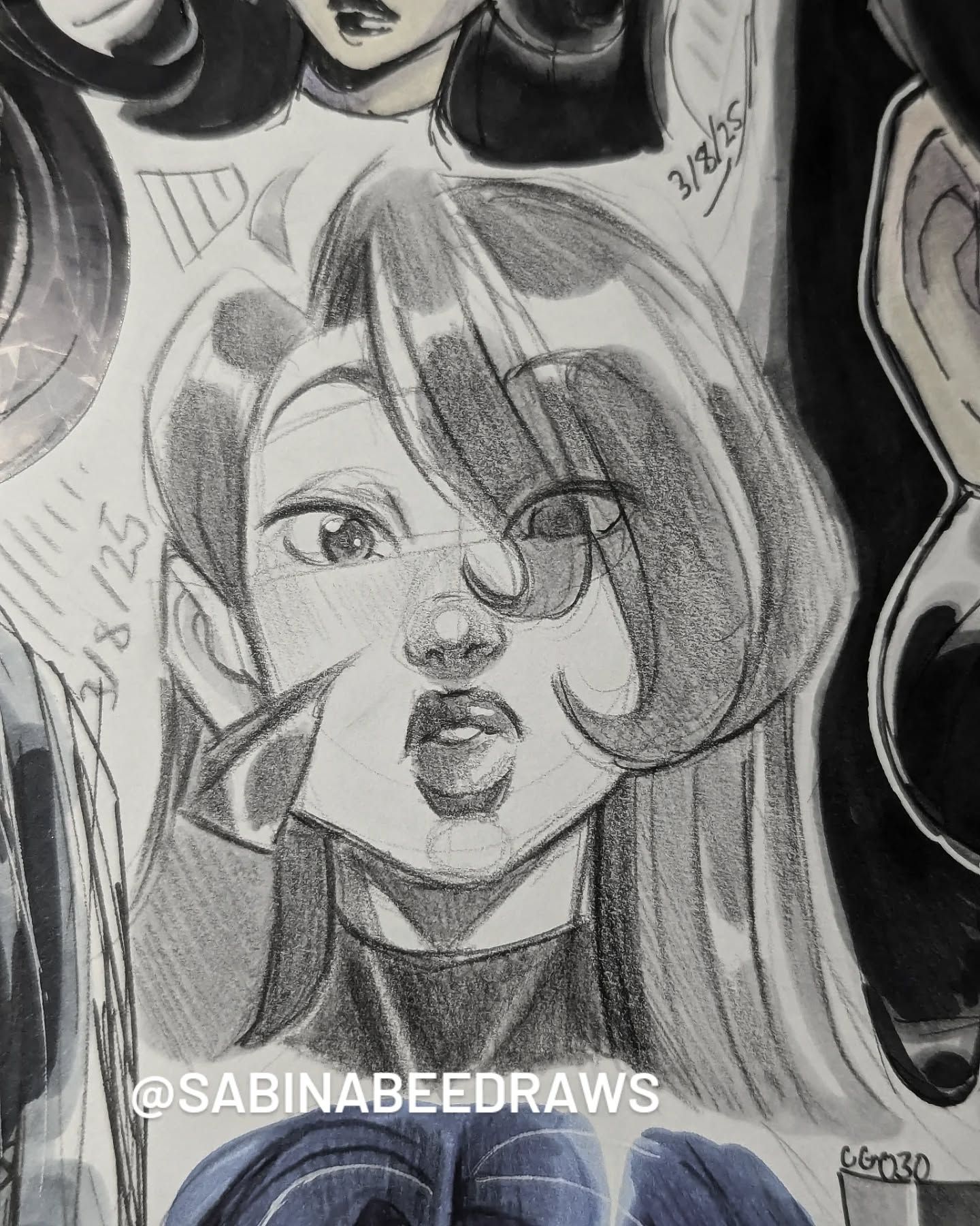 My OC – Willow sketchbook doodle/drawings (⁠⊙⁠_⁠◎⁠)