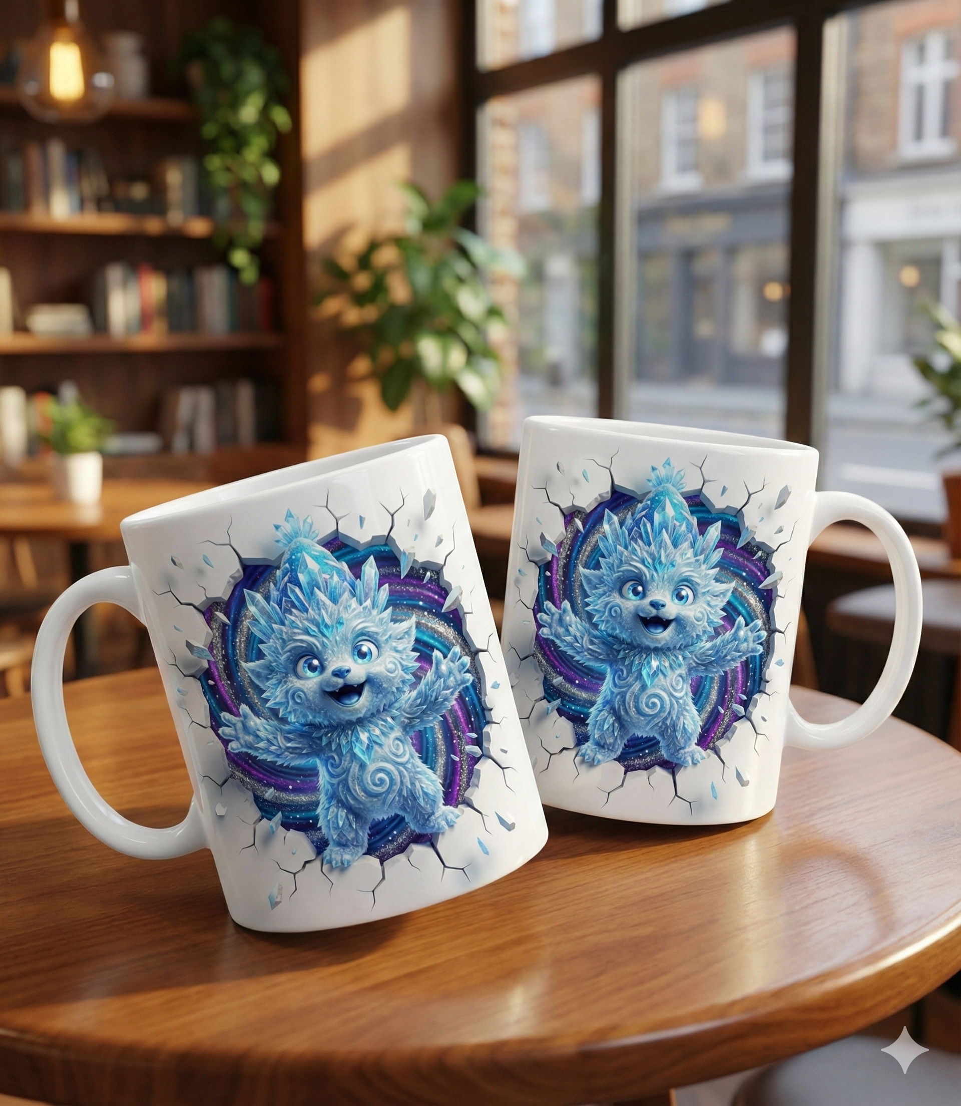 Unique Blue Winter Mug Design – Get Yours Today!