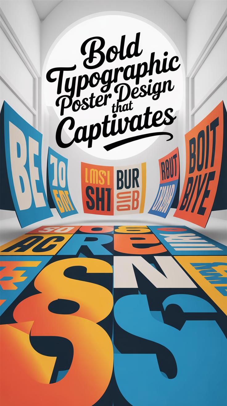 Bold Typography Poster Design Ideas That Captivate Audiences