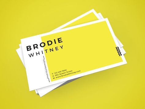 Brodie Whitney Business Card