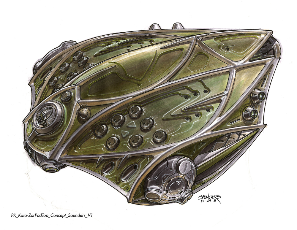Superman: Flyby (2003) – Kata-Zor Pod Concepts, Phil Saunders