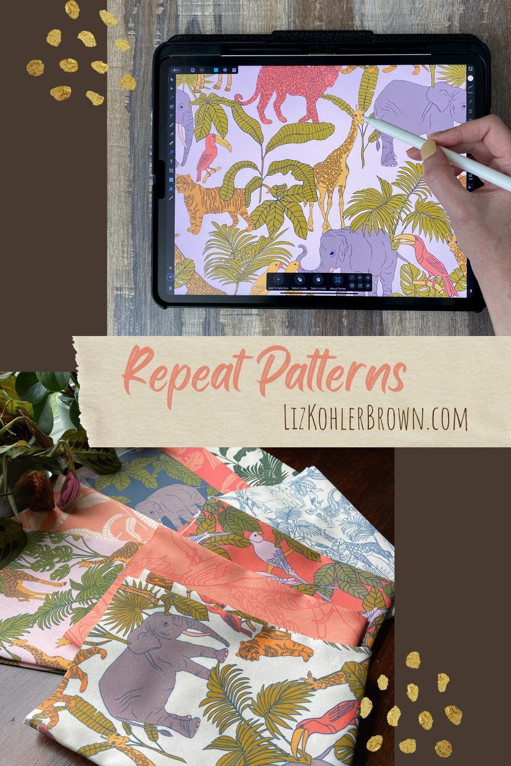 Repeat Patterns for Print-On-Demand – Liz Kohler Brown