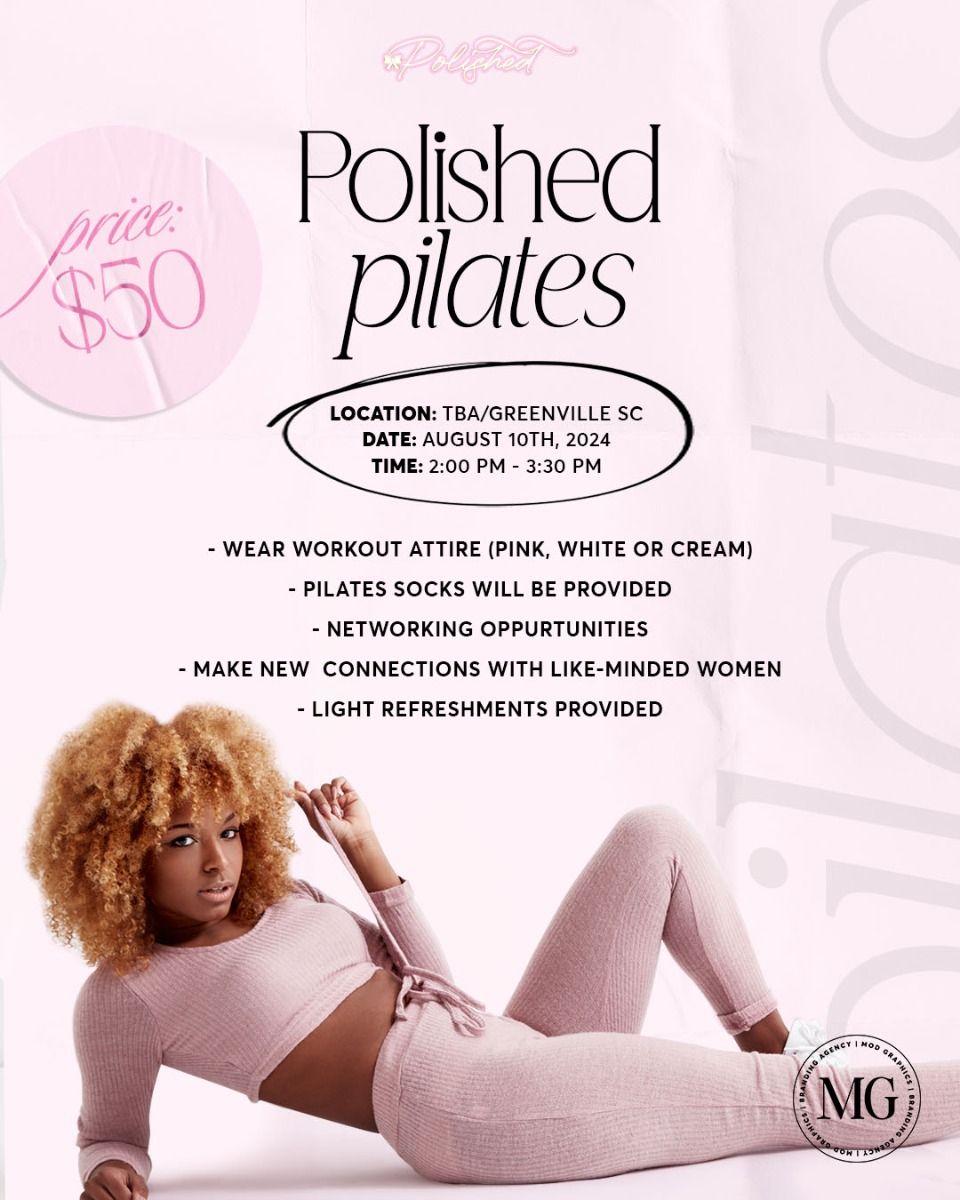 Pilates Flyer Design | Pilates Princess | Pilates Body Goals | Pilates Flyer Design | Pilates Studio