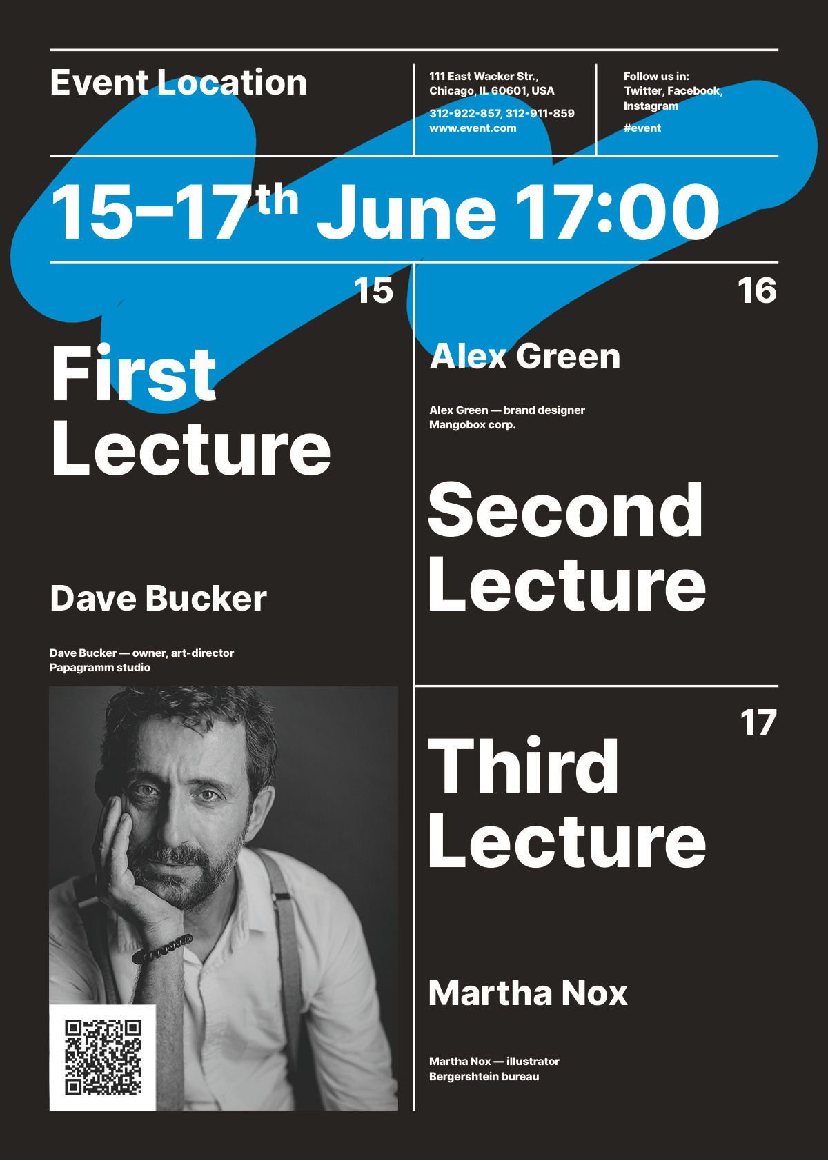 Conference Event Poster Template by Edtgraphics | Creative Market