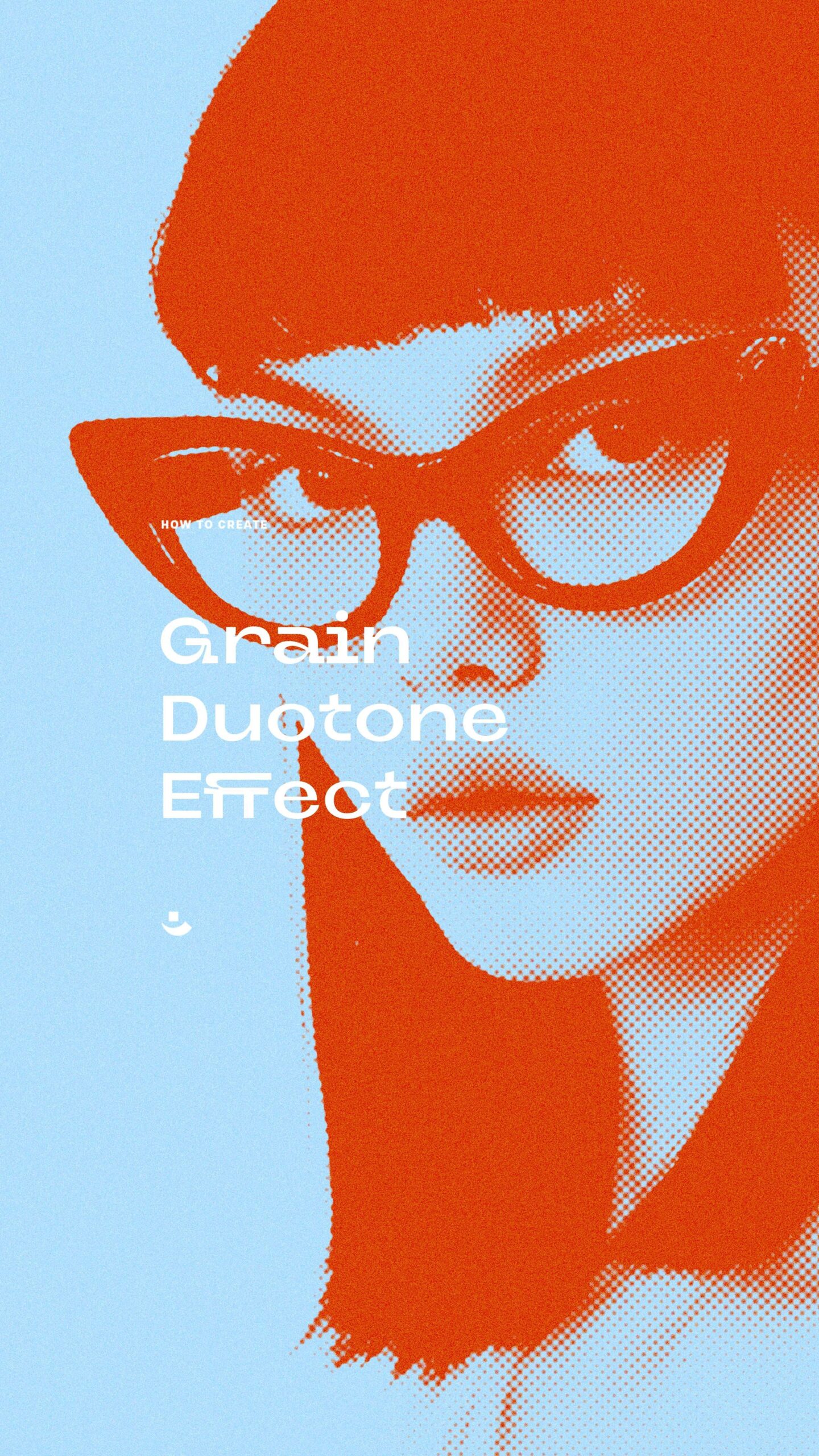 How to Create Grain Duotone Photo Effect + Free Template