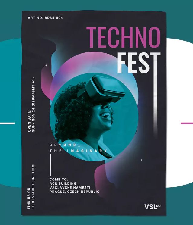 Tech Fest Flyer Template PSD