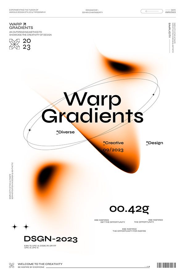 Warp Gradients – Poster Design – Sohan Chakraborty