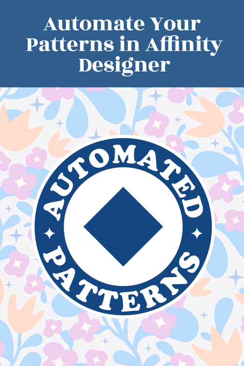 Automated Pattern Templates vs. Live Pattern Preview Tool in Affinity Designer — Weronika Salach | illustration design pattern