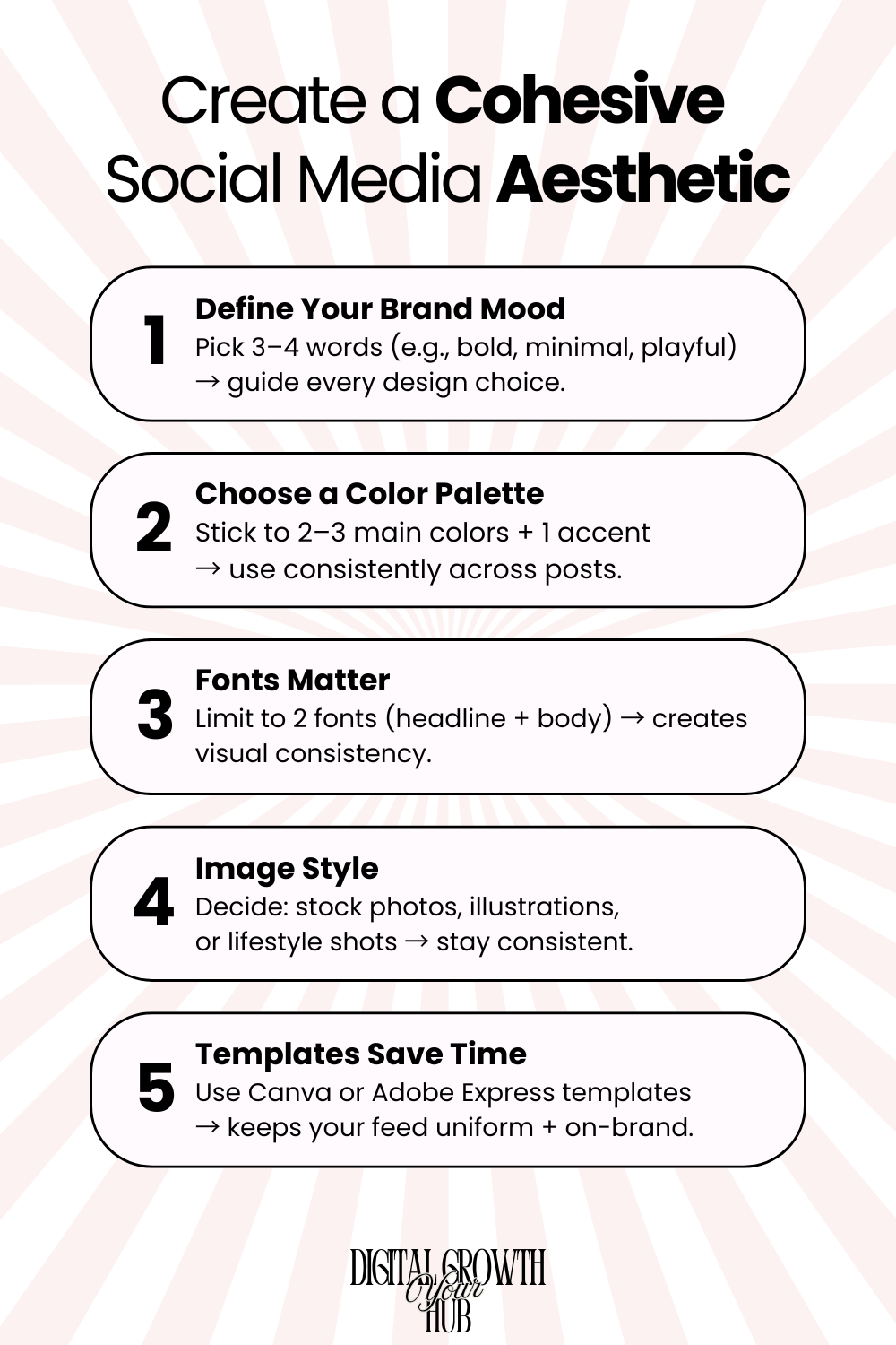 How to Create a Cohesive Social Media Aesthetic