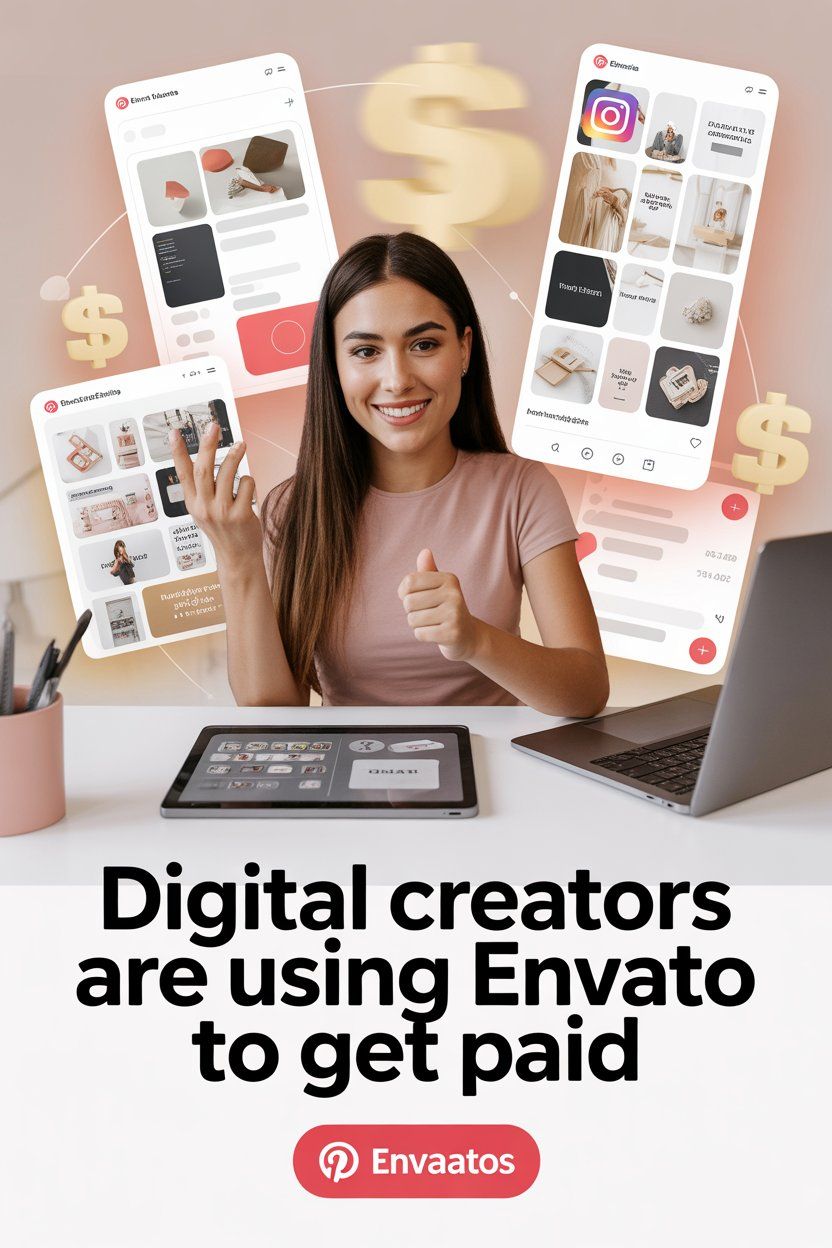 How Digital Creators Use Envato Elements to Get Paid Online (Fast & Easy Tools)