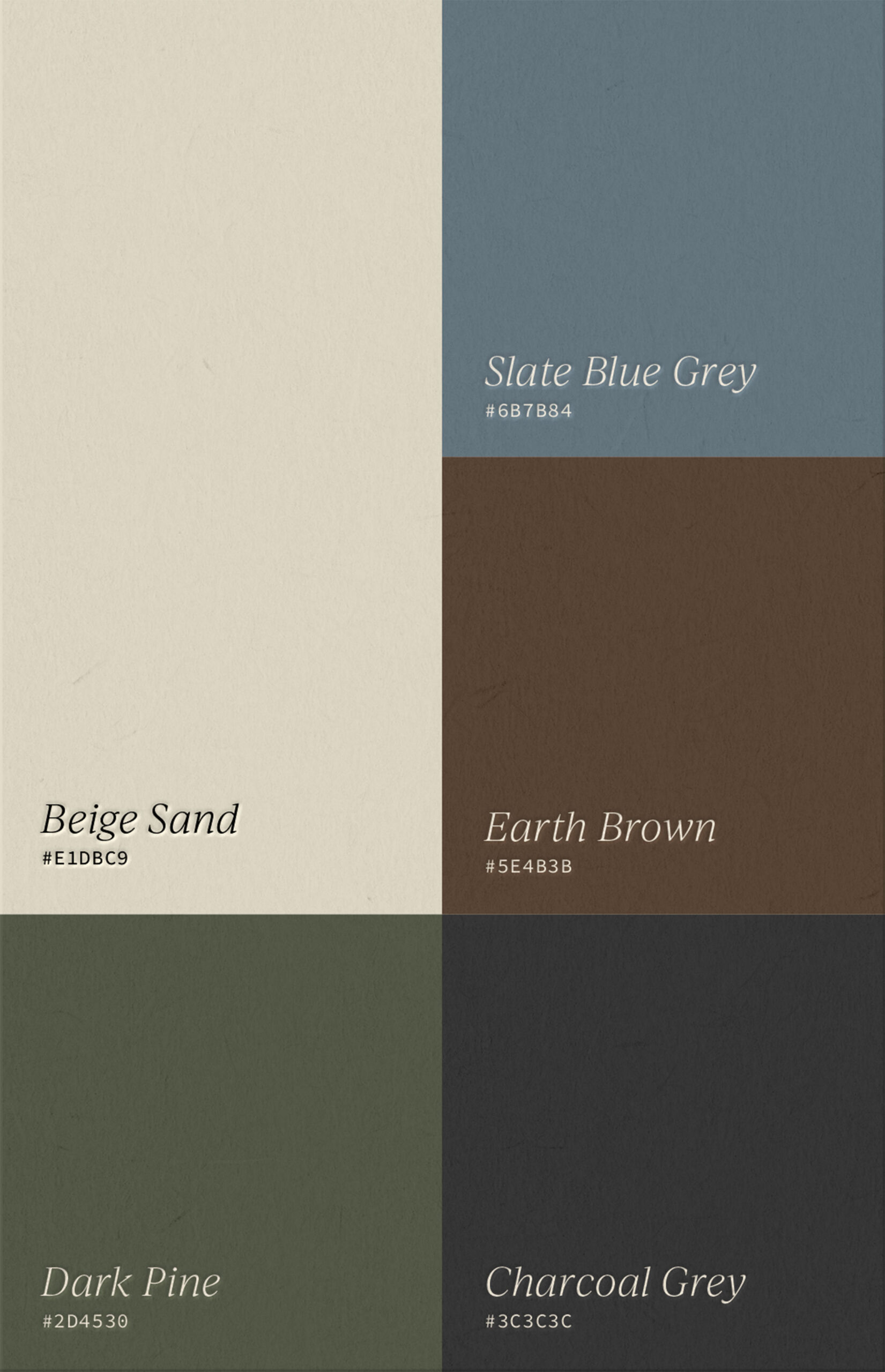 Timeless Organic Color Palette for Branding, Interiors & Graphic Design • @crocus.paperi