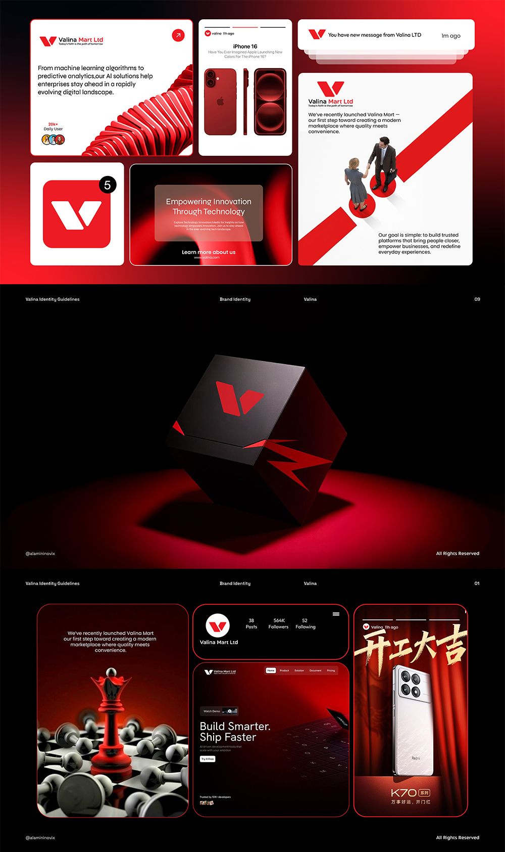 Modern E-commerce Brand Identity | Minimal Logo & Visual Identity