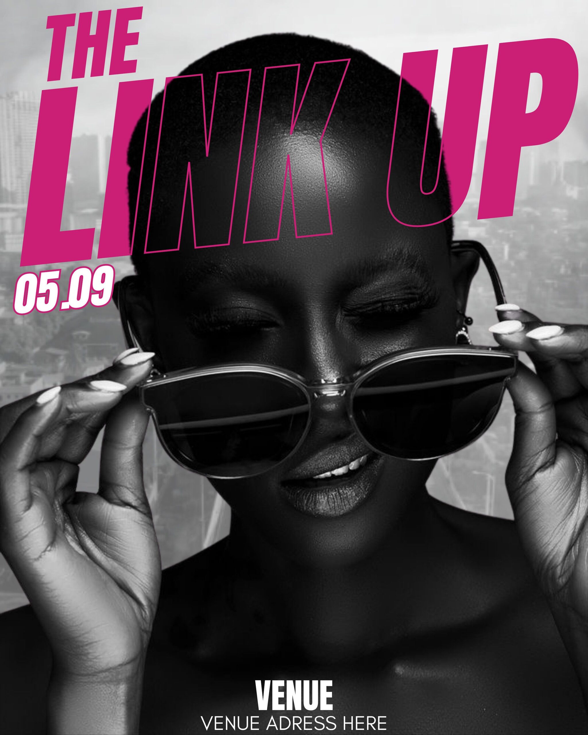 Modèle de flyer modifiable Canva Motion Club